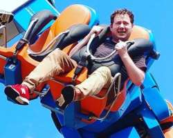He visited Frontier City Theme Park in August 2017 and enjoyed the rides there.
